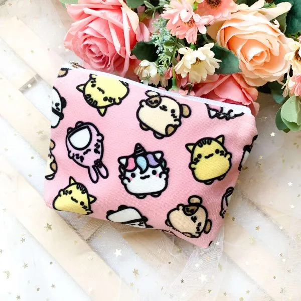 Mochi Buddies Pink Originals Pouch