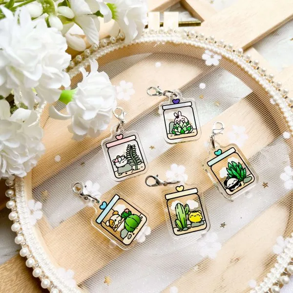 Mochi Buddies Terrarium Mini Charms