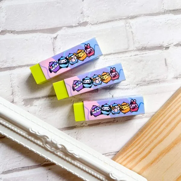 Mochi Buddies Green Fun Doodles Eraser
