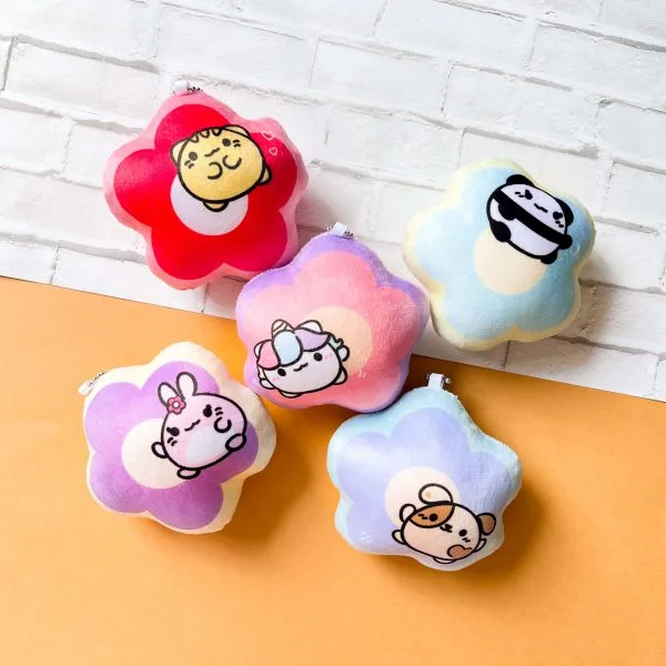 Mochi Buddies Flower Power Cushion Plush Keychain
