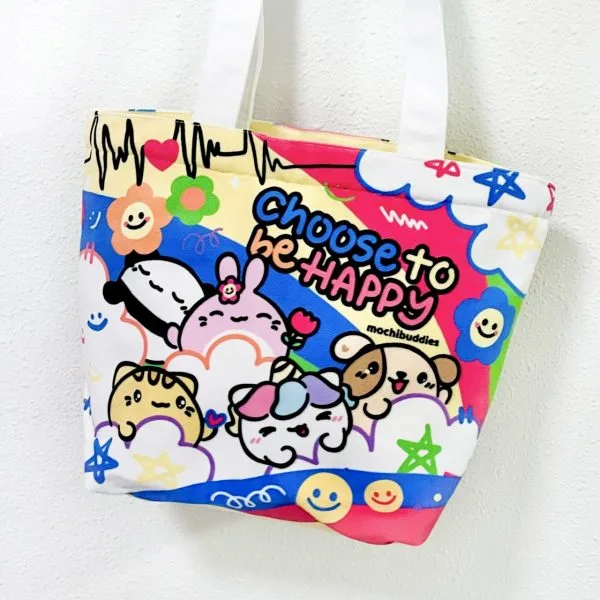 Mochi Buddies Be Happy Medium Shoulder Bag