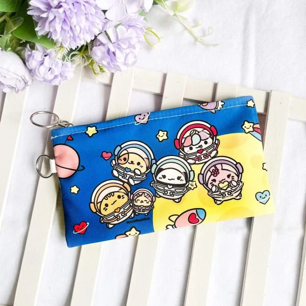 Mochi Buddies Fun Space Wristlet Pouch
