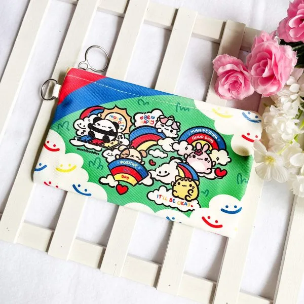Mochi Buddies Rainbow Shine Wristlet Pouch