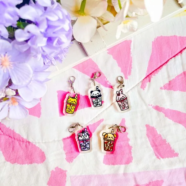 Mochi Buddies Bubble Tea Mini Charms