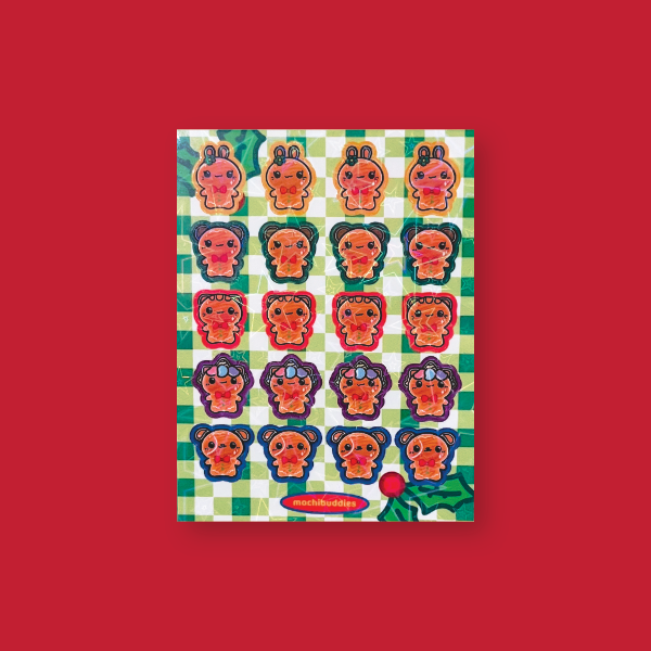 Mochi Buddies Gingerbread Sticker Sheet