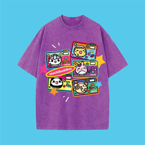 Mochi Buddies Camera Memories Oversized T Shirt