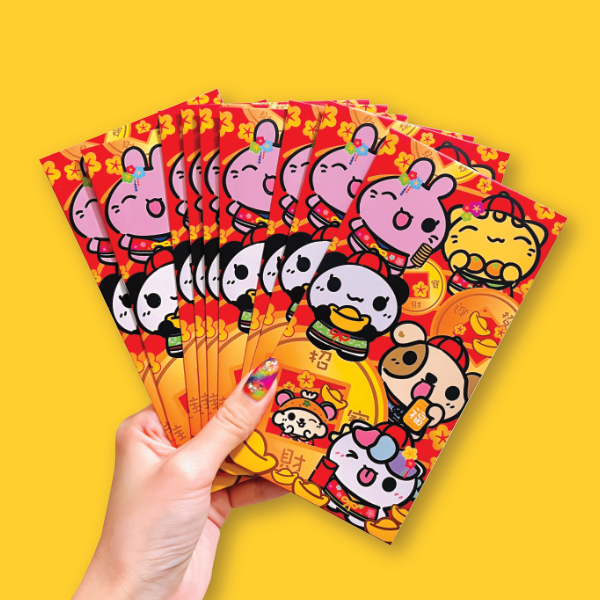 Mochi Buddies Chinese New Year Cheong Sam Red Packets