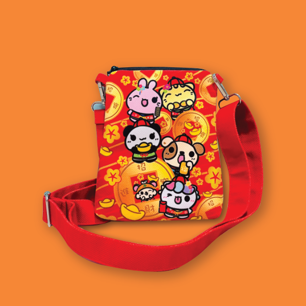 (Preorder) Mochi Buddies CNY Angpao Sling Bag
