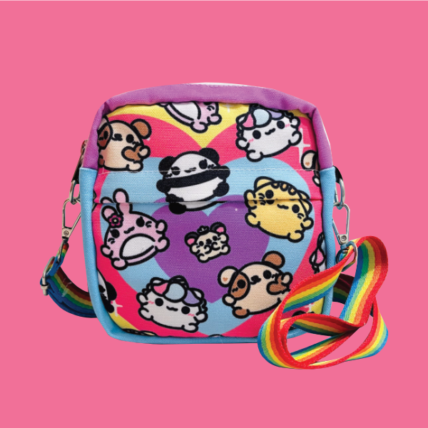 Mochi Buddies Retro Computer Square Sling Bag
