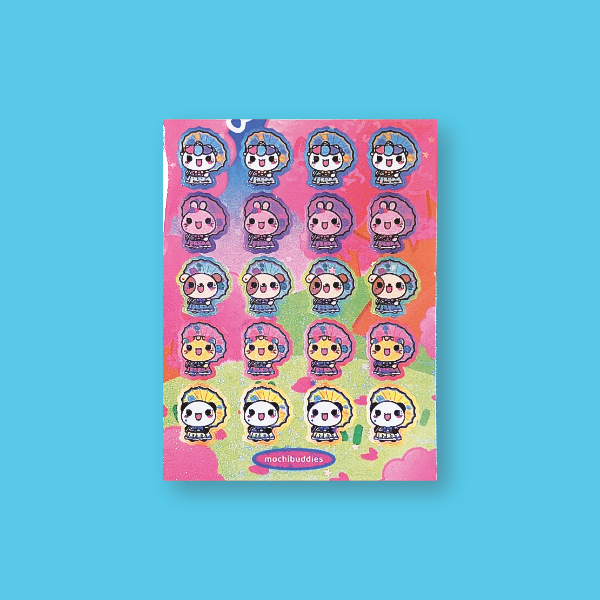 Mochi Buddies Lolita Spring Sticker Sheet