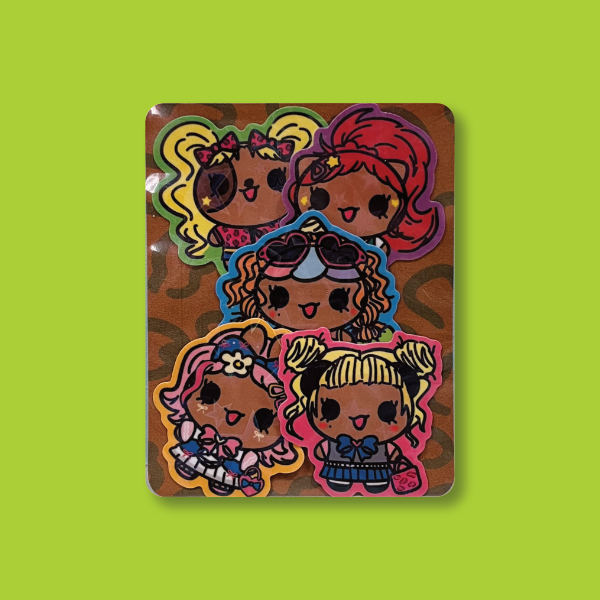 Mochi Buddies Gyaru Sticker Pack