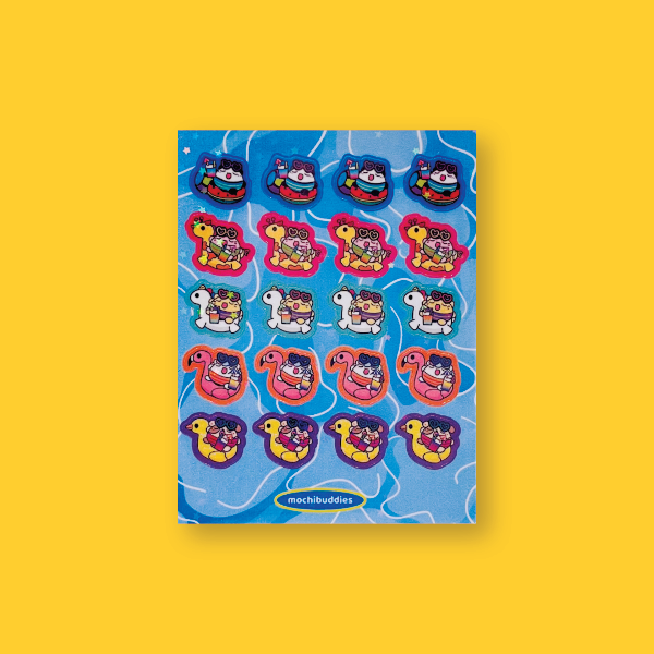 Mochi Buddies Summer Party Sticker Sheet
