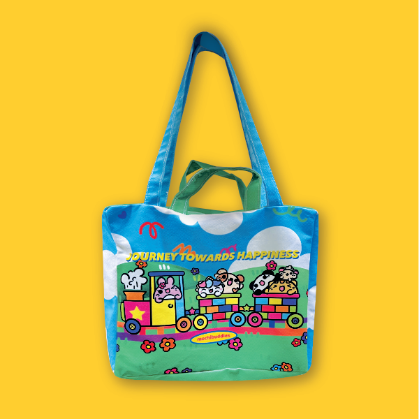 Mochi Buddies Choo Choo Train Tote Bag