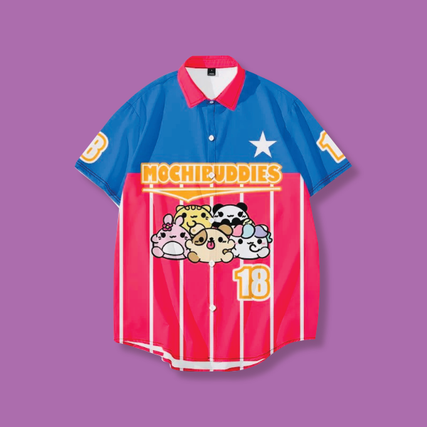 Mochi Buddies Apparel Baseball Red