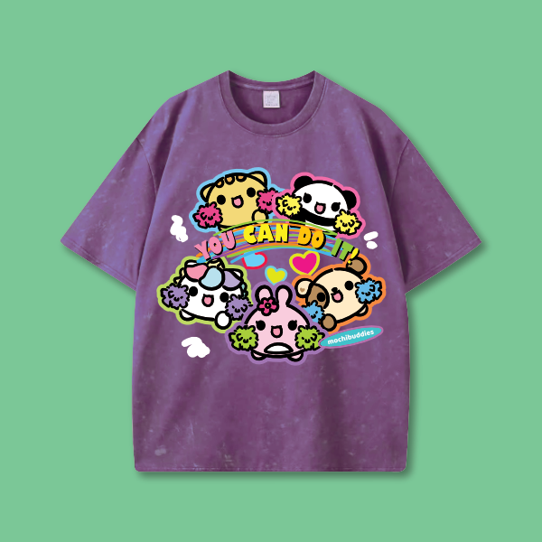 Mochi Buddies You Can Do It Oversized T Shirt