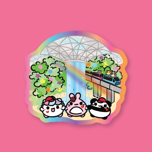 Mochi Buddies Singapore Jewel Big Sticker