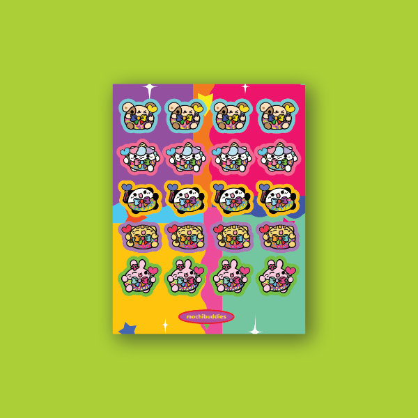 Mochi Buddies Idol Sticker Sheet