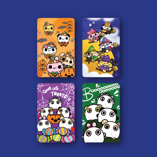 Mochi Buddies Halloween Photocard Set