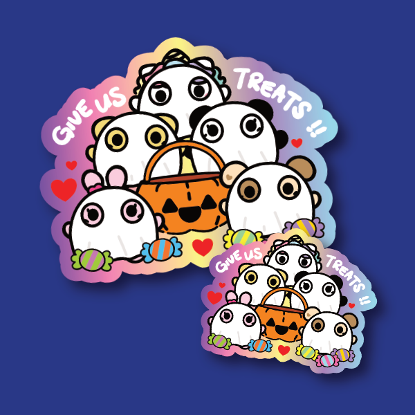 Mochi Buddies Halloween Ghostie Stickers